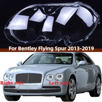 Для Bentley Flying Spur 2013 2014 2015 2016 2017 2018 2019 Крышка Фары Фары В виде Ракушки Абажур Заменить Оригинальную Стеклянную Линзу