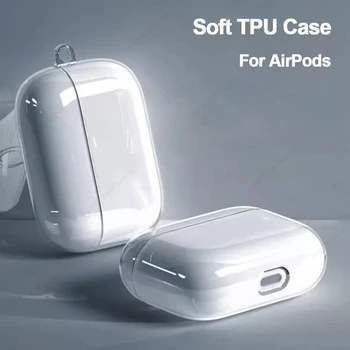 Для AirPods Pro 2 Чехол USB C 2023 Прозрачный Чехол Для AirPods 3 Pro 2-й и 3-й Силиконовый TPU Чехол Для чехлов Air Pods 3 Pro2