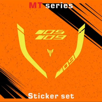 НОВАЯ наклейка на мотоцикл 3M Racing MT-09, наклейки на топливный бак, Аксессуары с логотипом, водонепроницаемые для Mt09, Mt 09, mt-09