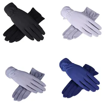 Летние женские короткие перчатки с защитой от ультрафиолета, однотонные вечерние перчатки для платья