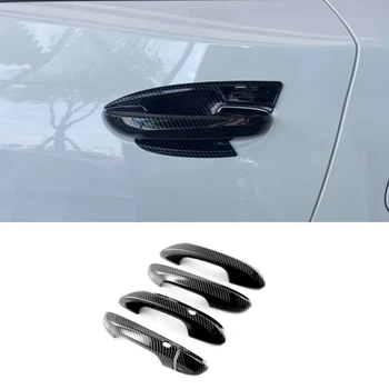 Для MG 4 MG4 EV Mulan 2023 Автомобильная Наружная Дверная Ручка Крышка Отделка Украшения Запасные Части ABS Углеродное Волокно