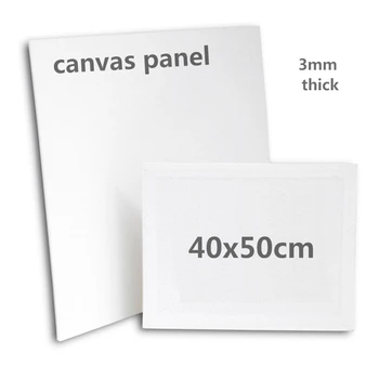 40x50cm хлопчатобумажный холст пустой растянутый холст картина маслом 3mm art canvas panel