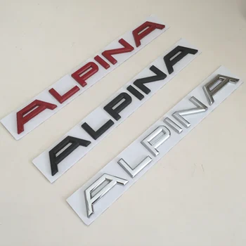 1шт 3D буквы автомобиля ALPINA передний капот эмблема на капоте Крыло сбоку задний хвост Багажник значок наклейка Наклейка для укладки автоаксессуаров