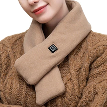 Шарф для интеллектуальной зарядки, дышащий и эластичный шарф для повседневного использования зимой дома