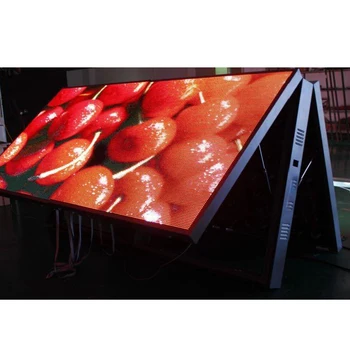 Уличный светодиодный экран P6 P3, светодиодный двухсторонний рекламный экран 4 x 10