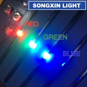1000шт SMD 0805 (2012) RGB Трехцветный 20mA Красный Зеленый Синий Ультра Яркие Светодиодные Чипы Для Поверхностного монтажа С Общим Анодным Светоизлучающим Диодом