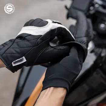 Мотоциклетные перчатки с внутренней подкладкой для езды на мотоцикле, мягкие спортивные перчатки с подкладкой, предотвращающей появление пота, перчатки для мотокросса на мотоцикле