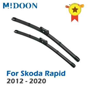 Щетки передних стеклоочистителей MIDOON Wiper для Skoda Rapid 2012-2020 Лобовое стекло Лобовое стекло 24 