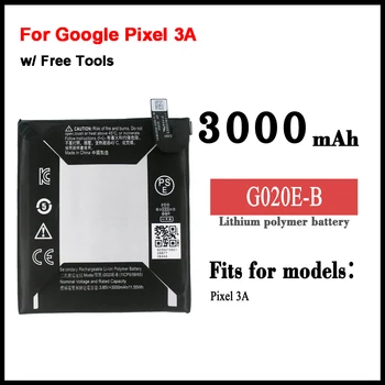 G020E-B Аккумулятор для Google Pixel 3A Pixel 3lite Pixel 3 Lite Аутентичная Аккумуляторная Батарея GO2OE-B 3000 мАч + Инструменты