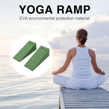 Наклонный блок для йоги EVA, Многофункциональные опорные Балансировочные Блоки для йоги, Легкий Наклонный Блок для упражнений для йоги, Аксессуары для растяжки