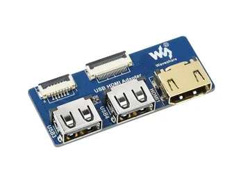 Waveshare konektörünü standart konektöre uyarlayan CM4-IO-BASE için USB HDMI uyumlu adaptör