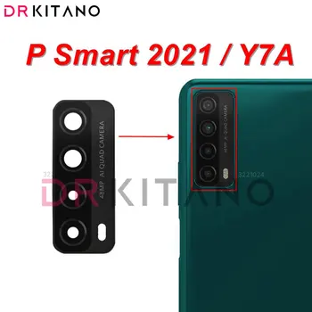 Замена Стеклянного Объектива задней камеры Для Huawei Y7A P Smart 2021 С Помощью клейкого Клея PPA-LX1 PPA-LX2 PPA-LX3