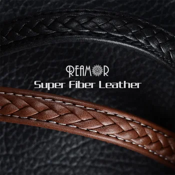 RUIMO Высшего качества из сверхволокна, разрезанный Черно-коричневый шнур 12 * 6 мм для изготовления ювелирных изделий, Плетеные браслеты из мягкой кожи, аксессуары