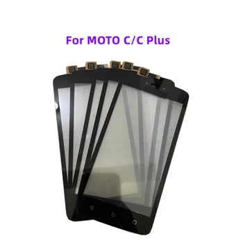 10 Шт./лот Для Motorola Moto C C Plus Сенсорный Экран + ОСА Дигитайзер Передняя Стеклянная Панель Сенсор XT1750 XT1755 Замена Сенсорной Панели