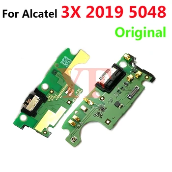 Оригинал Для Alcatel 3X 2019 5 2018 5048 5062 5086 5048U 5048Y USB Power Charging Разъем Зарядного Устройства Штекерный Порт Гибкий Кабель