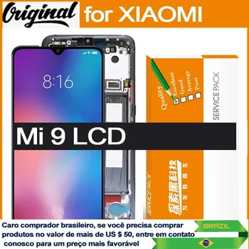 Замена OLED LCD для Xiaomi MI 9, Сенсорный дисплей, M1902F1G, 6,39 