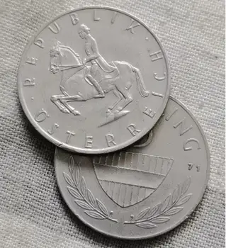 23 мм Австрия, 100% Настоящая Памятная монета, Оригинальная коллекция