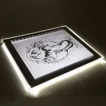 Светодиодная трассировочная световая панель Доска для рисования Художника Настольный Трафаретный дисплей