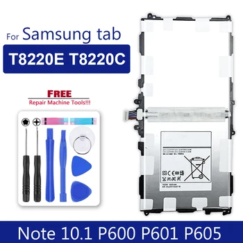 T8220E T8220C Аккумулятор 8200 мАч Для Samsung GALAXY Note 10.1 Tab Pro P600 P601 P605 P607 SM-T520 SM-T525 Аккумулятор Мобильного Телефона