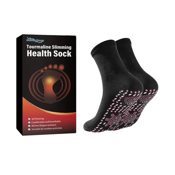 Самонагревающиеся зимние магнитные носки Терапевтические Удобные теплые носки с давлением Снимают усталость Дышащие для кемпинга на открытом воздухе