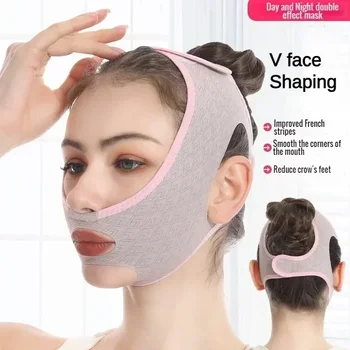 Новый дизайн, маска для подбородка, маски для лица, формирующие V-образную линию, Маска для сна, маска для похудения лица, пояс для подтяжки лица