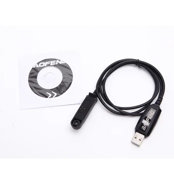 Для Baofeng UV 9R Plus USB Кабель Для Программирования С CD-драйвером Для Портативной Рации Pofung UV-XR A-58 UV-9R BF-9700 BF-A58