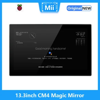 13,3-дюймовое волшебное зеркало CM4, мини-компьютер, речевой ассистент, сенсорное управление