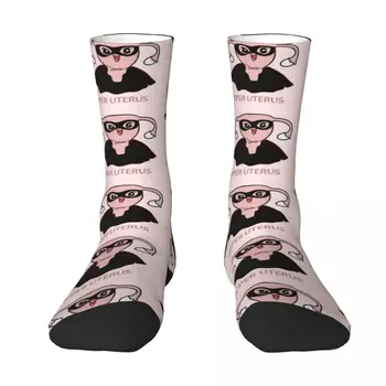 Супер матка, черные носки, Чулки, компрессионные носки для мужчин, хлопковые 100% носки с цветочным рисунком, Новогодние носки, Носки для девочек, мужские