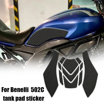 Мотоциклетные противоскользящие накладки на топливный бак, газовый наколенник, защитная наклейка для BENELLI 502 C 502C 2019 2020 2021 2022