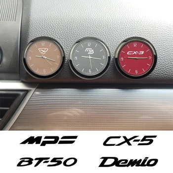 Автомобильные Часы Кварцевые Часы Для MAZDA Speed MS DEMIO RX7 Efini CX5 CX30 CX9 CX8 CX7 BT50 BIANTE Auto Орнамент Автомобильные Аксессуары