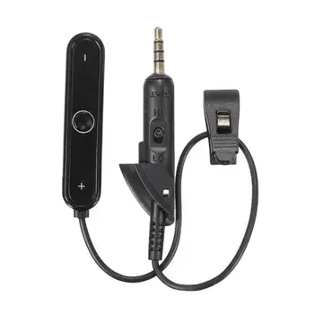 Кабель для наушников со Встроенным Микрофонным Удлинителем Черный ABS BT4.1 Аудиокабель 3,5 мм Bluetooth-Кабель для Наушников QC15