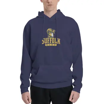 Пуловер Университета Саффолка, толстовка, мужской зимний свитер, одежда для мужчин, мужская одежда, графические футболки, мужская новая футболка с капюшоном