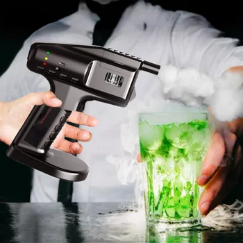 Ручной Копченый Пузырьковый пистолет, Барный миксер для вина, машина для размазывания дыма, машина для приготовления коктейлей, машина для приготовления пузырьков молекулярной кухни