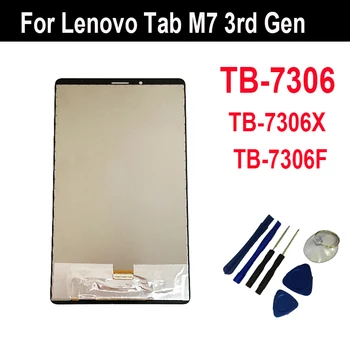 Оригинальный ЖК-дисплей для Lenovo Tab M7 3-го поколения TB-7306 TB-7306F TB-7306X 7306 ЖК-дисплей и Дигитайзер с сенсорным экраном в сборе