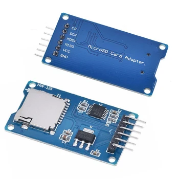 Модуль карты Micro SD SPI интерфейс считывателя карт TF с чипом преобразования уровня