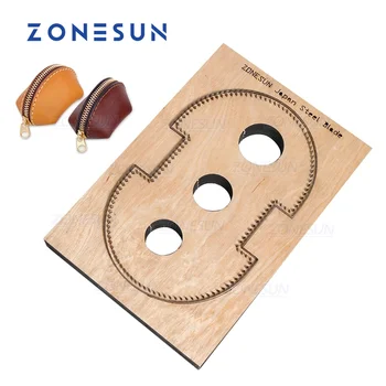 ZONESUN D1 Индивидуальная форма для резки кожи, инструмент для рукоделия, Перфоратор для кошелька, форма для резки листов ПВХ / EVA, форма для лазерного ножа для бумаги DIY, Матрица для ножей