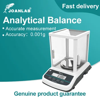 Цифровые весы JOANLAB Analytical Balance Лабораторные Электронные весы Диапазон прецизионных весов: 200/300/500 г Разрешение: 0.001 г