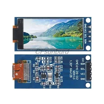 1,3-Дюймовый OLED-дисплей 64 × 128 ЖК-модуль SHE1107 LCD 1,3 