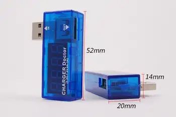 10 шт. x Цифровой USB Мобильный Мощность зарядный ток напряжение Тестер Метр Мини USB зарядное устройство доктор вольтметр амперметр