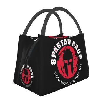 Изготовленные на заказ сумки для ланча Spartan Race Sparta Spirit, женские ланч-боксы с термоизоляцией-охладители для работы, пикника или путешествий