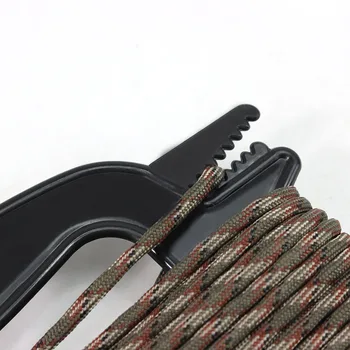 Наружная пластиковая катушка для намотки лески Намотчики для зонтичной веревки Кронштейн для хранения