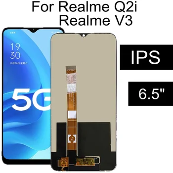 6.50 Для Realme V3/Q2i 5G RMX2200 Замена ЖК-дисплея с Сенсорным Экраном Digitizer В сборе