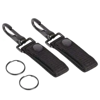 Сменные ремни безопасности с держателем для ключей, металлический зажим шириной 2 дюйма, карабин для пеших прогулок, зажим для активного отдыха